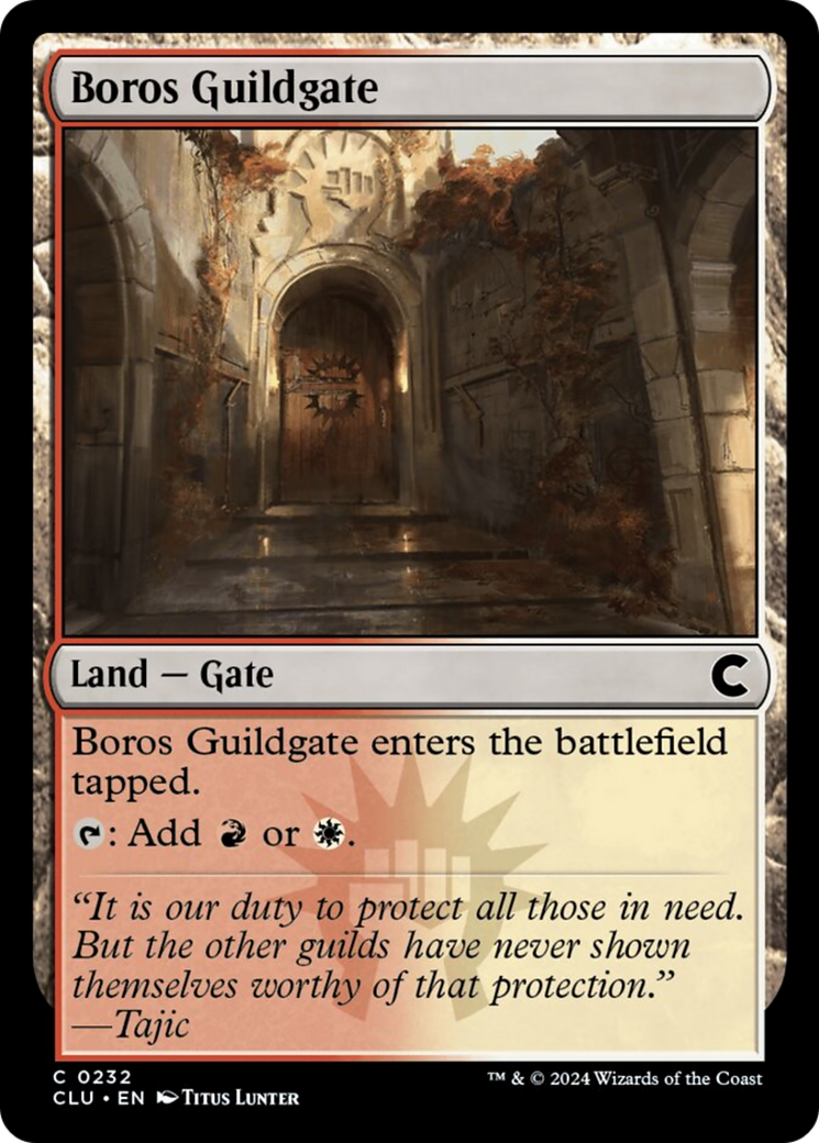 Boros Guildgate [Ravnica: Clue Edition] | Card Citadel