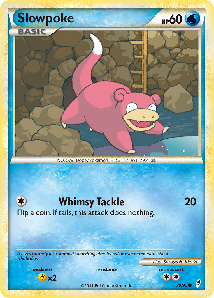 Slowpoke (70/95) [HeartGold & SoulSilver: Call of Legends] | Card Citadel