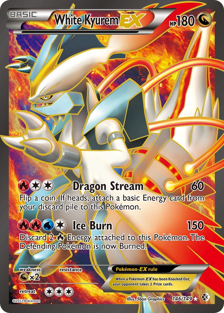 White Kyurem EX (146/149) [Black & White: Boundaries Crossed] | Card Citadel