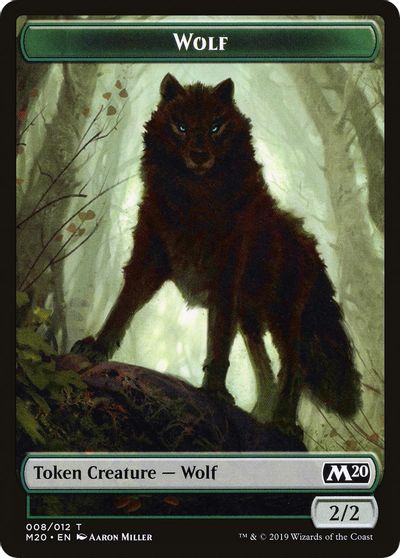 Wolf Double-sided Token [Challenger Decks 2020 Tokens] | Card Citadel
