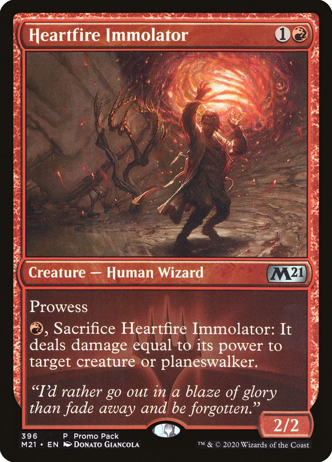 Heartfire Immolator (Promo Pack) [Core Set 2021 Promos] | Card Citadel