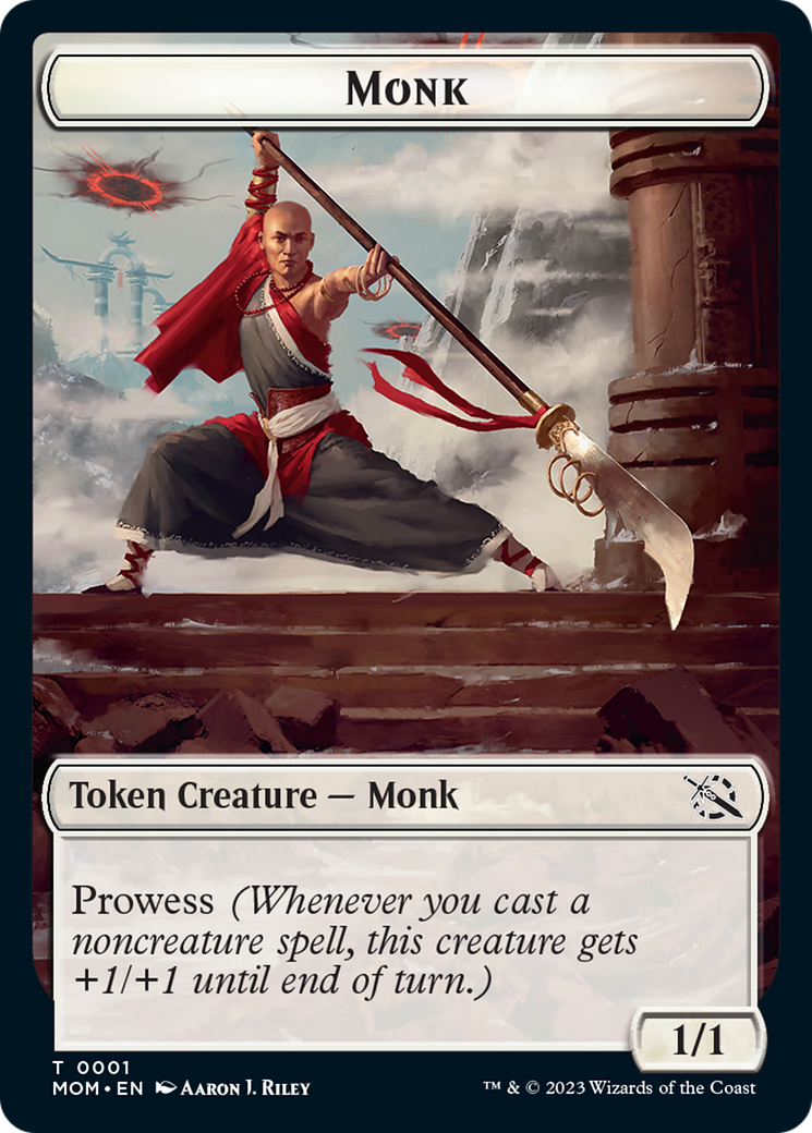 Monk Token [March of the Machine Tokens] | Card Citadel