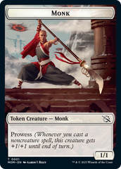Monk // Phyrexian Hydra (11) Double-Sided Token [March of the Machine Tokens] | Card Citadel
