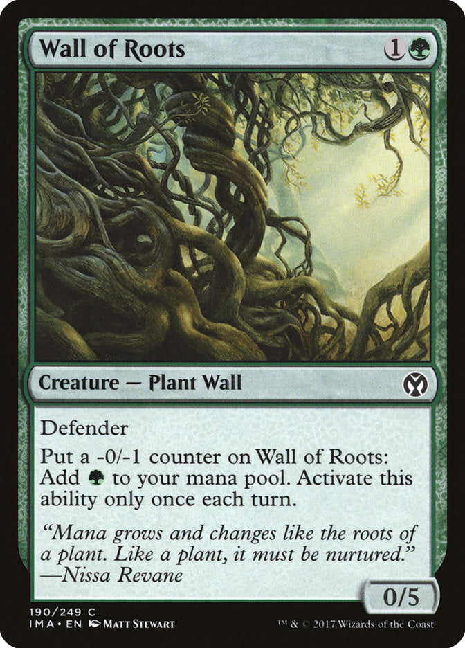 Wall of Roots [Iconic Masters] | Card Citadel