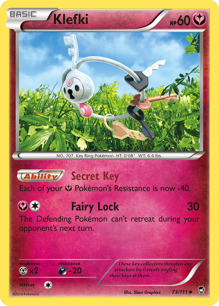 Klefki (73/111) [XY: Furious Fists] | Card Citadel