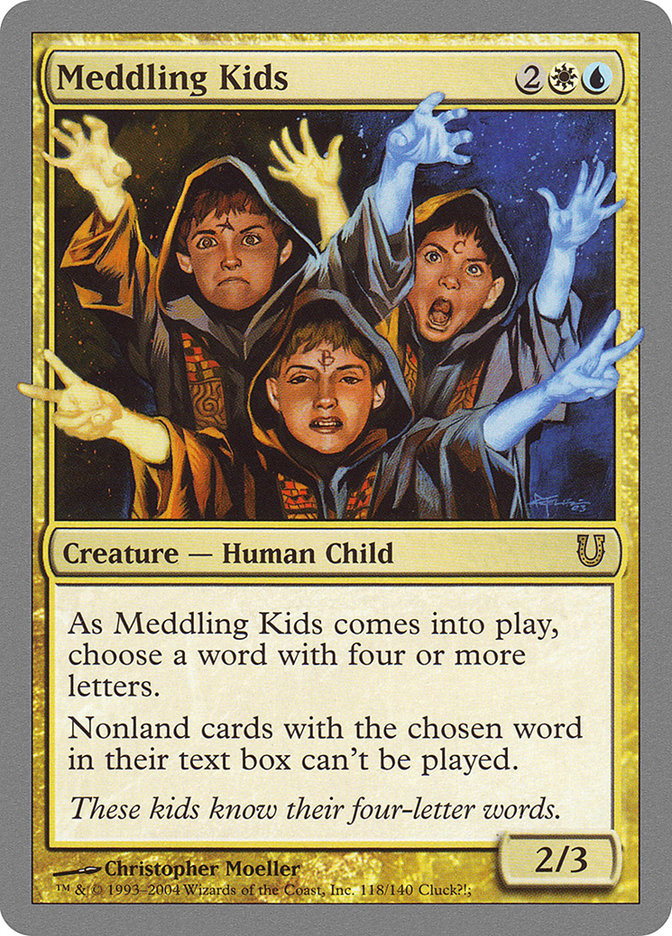 Meddling Kids [Unhinged] | Card Citadel