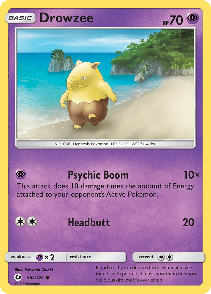 Drowzee (59/149) [Sun & Moon: Base Set] | Card Citadel