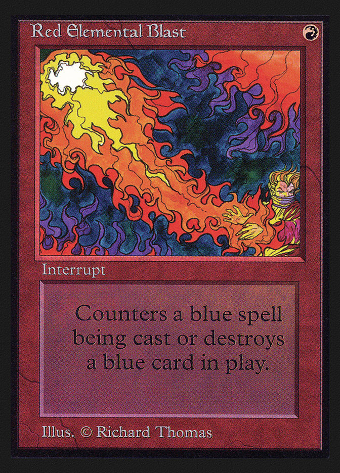 Red Elemental Blast (IE) [Intl. Collectors’ Edition] | Card Citadel