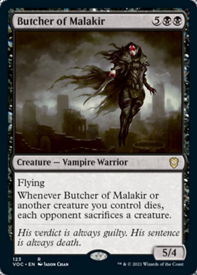 Butcher of Malakir [Innistrad: Crimson Vow Commander] | Card Citadel