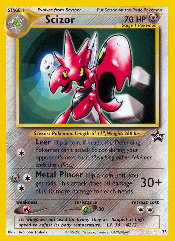 Scizor (33) [Wizards of the Coast: Black Star Promos] | Card Citadel