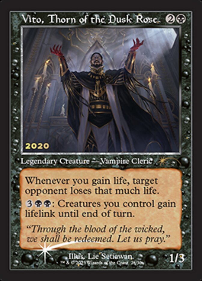 Vito, Thorn of the Dusk Rose [30th Anniversary Promos] | Card Citadel
