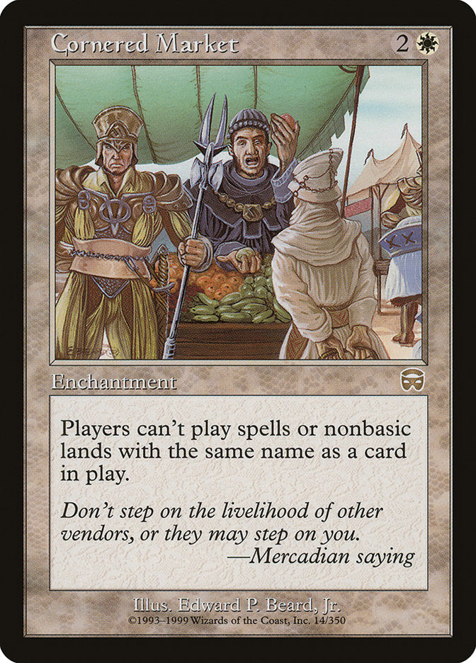 Cornered Market [Mercadian Masques] | Card Citadel