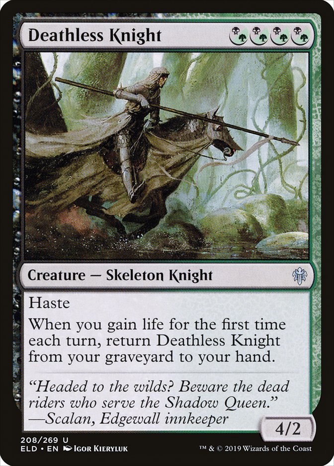 Deathless Knight [Throne of Eldraine] | Card Citadel