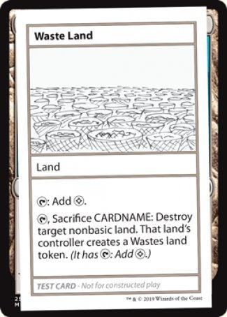 Waste Land (2021 Edition) [Mystery Booster Playtest Cards] | Card Citadel