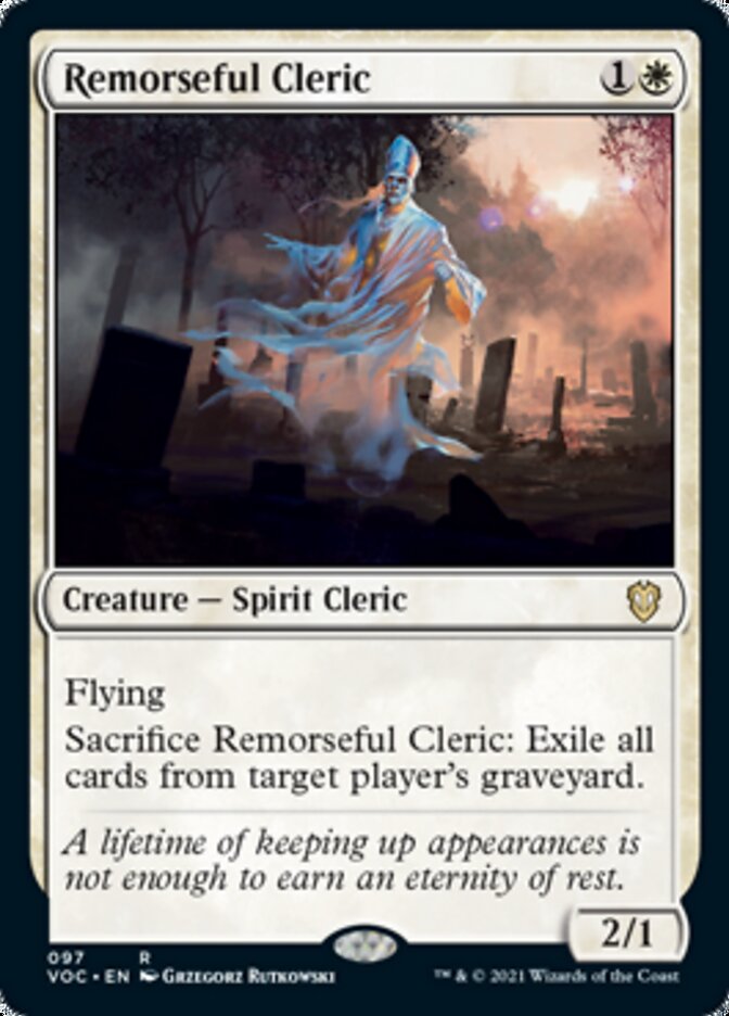 Remorseful Cleric [Innistrad: Crimson Vow Commander] | Card Citadel