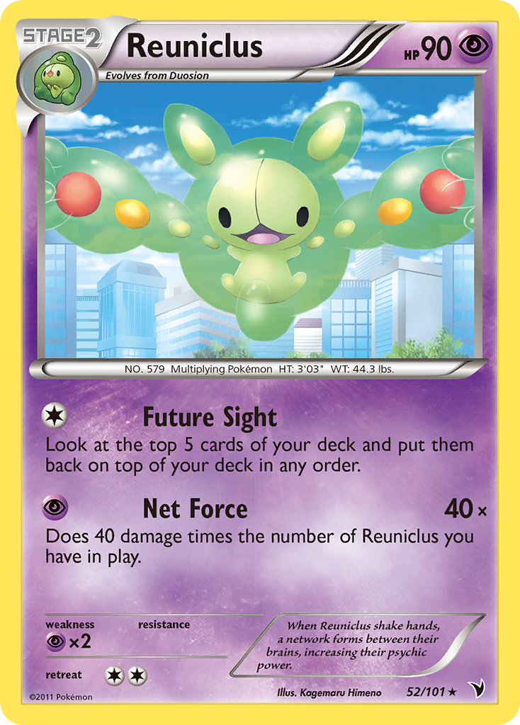 Reuniclus (52/101) [Black & White: Noble Victories] | Card Citadel