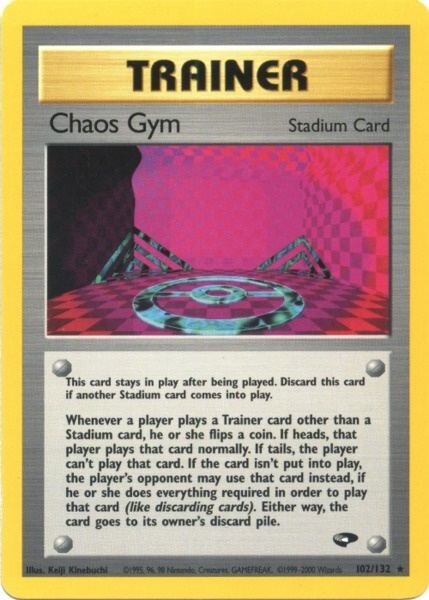 Chaos Gym (102/132) [Gym Challenge Unlimited] | Card Citadel