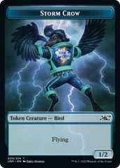 Zombie Employee // Storm Crow Double-sided Token [Unfinity Tokens] | Card Citadel