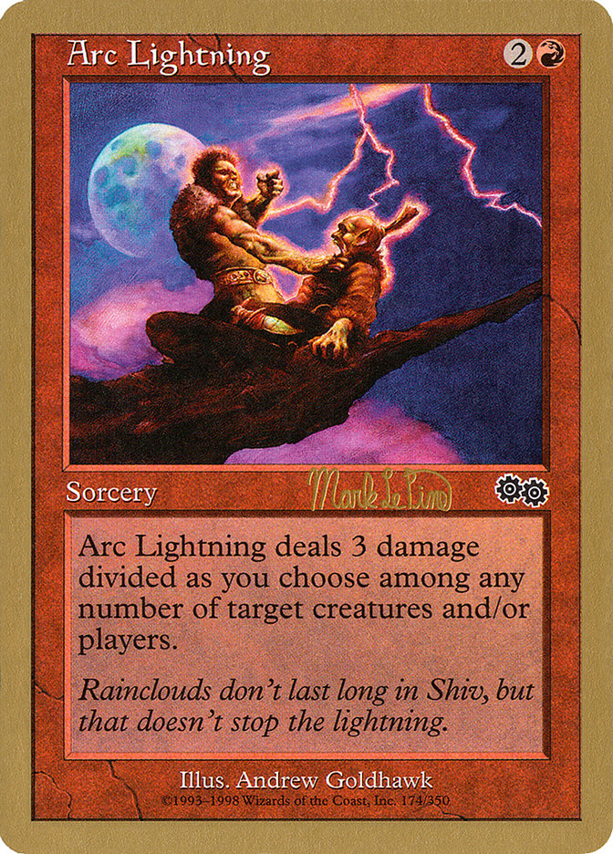 Arc Lightning (Mark Le Pine) [World Championship Decks 1999] | Card Citadel