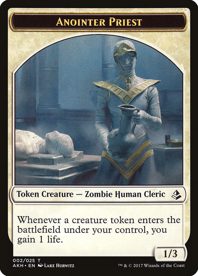 Anointer Priest Token [Amonkhet Tokens] | Card Citadel