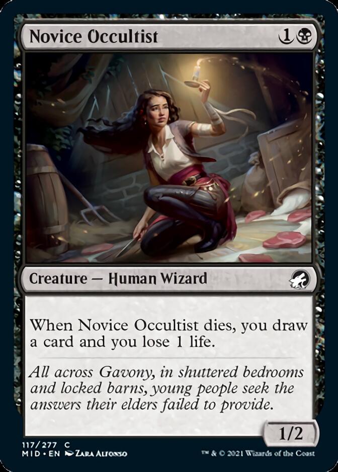 Novice Occultist [Innistrad: Midnight Hunt] | Card Citadel