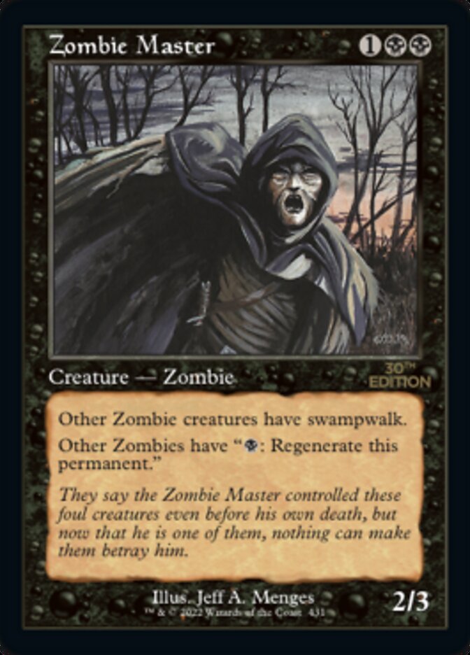 Zombie Master (Retro) [30th Anniversary Edition] | Card Citadel