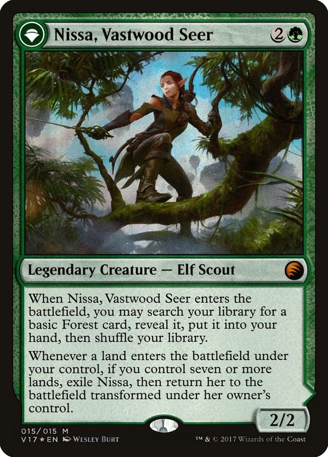 Nissa, Vastwood Seer // Nissa, Sage Animist [From the Vault: Transform] | Card Citadel