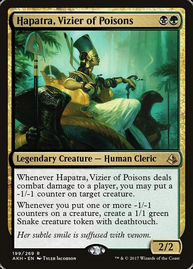 Hapatra, Vizier of Poisons [Amonkhet] | Card Citadel