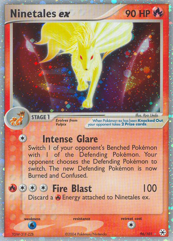 Ninetales ex (96/101) [EX: Hidden Legends] | Card Citadel