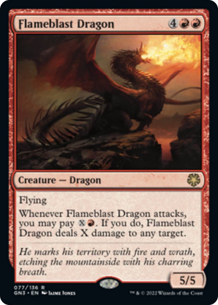 Flameblast Dragon [Game Night: Free-for-All] | Card Citadel