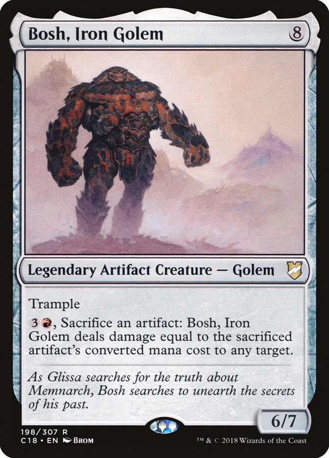 Bosh, Iron Golem [Commander 2018] | Card Citadel