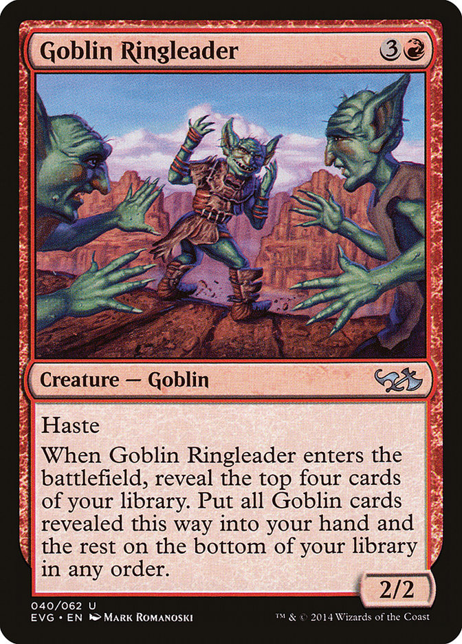 Goblin Ringleader (Elves vs. Goblins) [Duel Decks Anthology] | Card Citadel