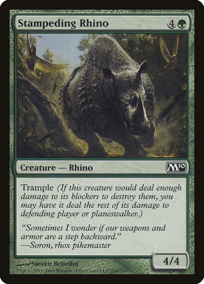 Stampeding Rhino [Magic 2010] | Card Citadel