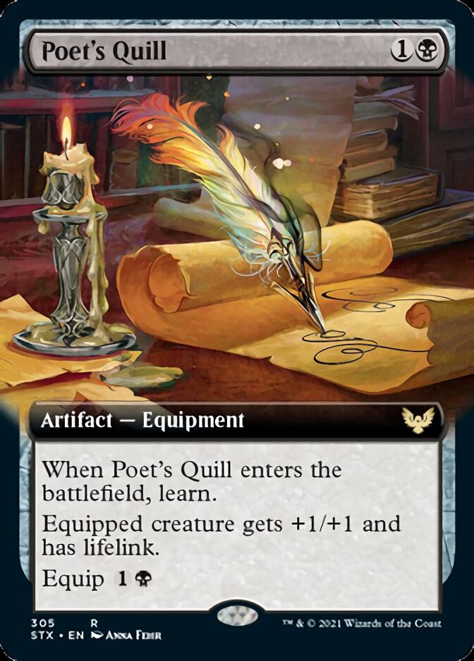 Poet's Quill (Extended) [Strixhaven: School of Mages] | Card Citadel