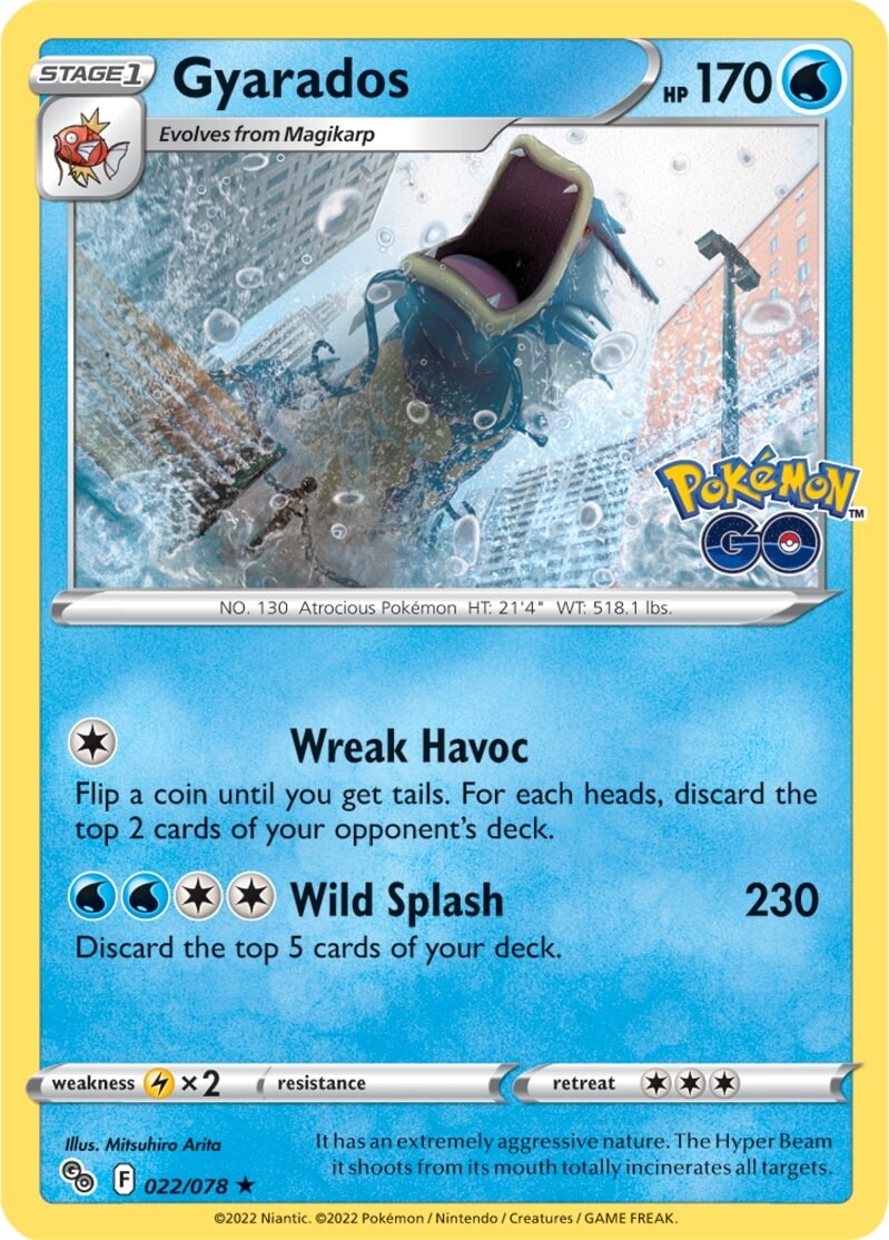 Gyarados (022/078) [Pokémon GO] | Card Citadel