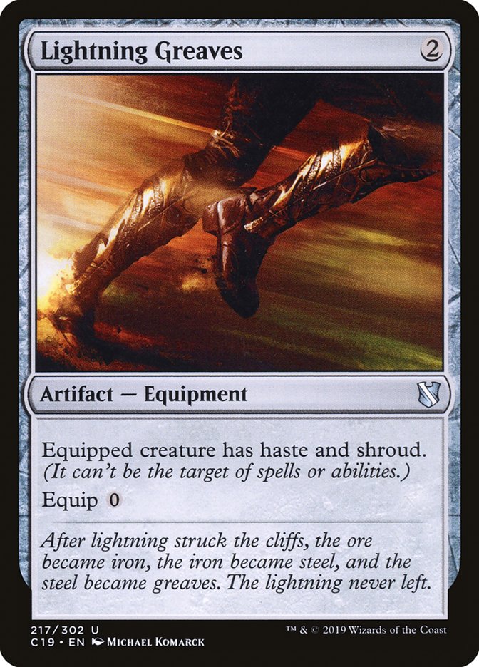 Lightning Greaves [Commander 2019] | Card Citadel