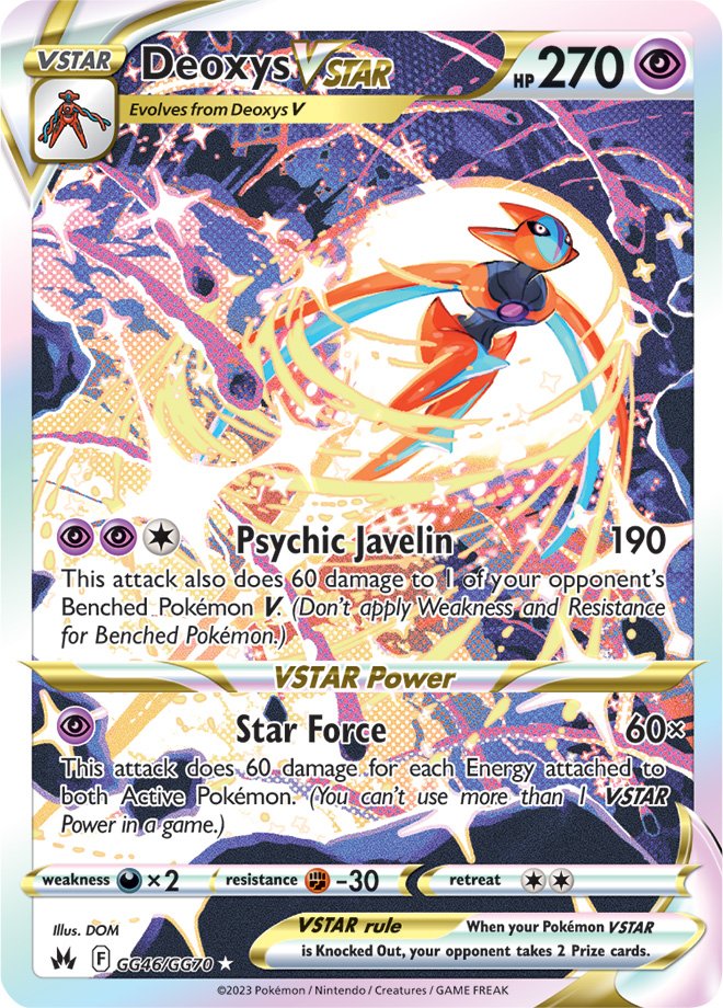 Deoxys VSTAR (GG46/GG70) [Sword & Shield: Crown Zenith] | Card Citadel