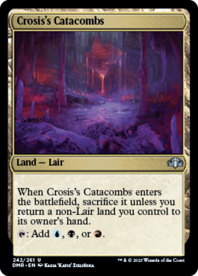 Crosis's Catacombs [Dominaria Remastered] | Card Citadel