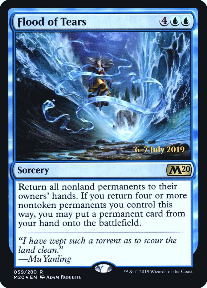 Flood of Tears  [Core Set 2020 Prerelease Promos] | Card Citadel