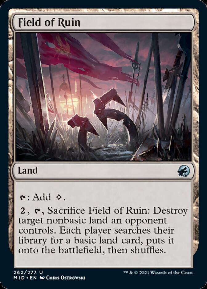 Field of Ruin [Innistrad: Midnight Hunt] | Card Citadel