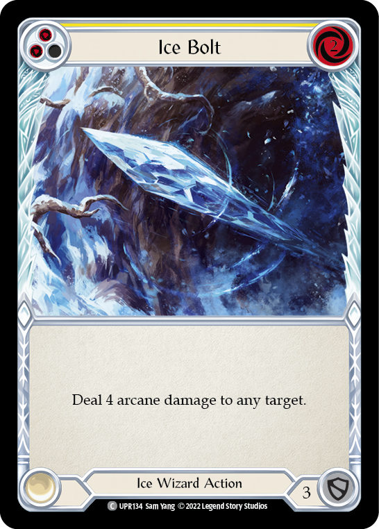 Ice Bolt (Yellow) [UPR134] (Uprising) | Card Citadel