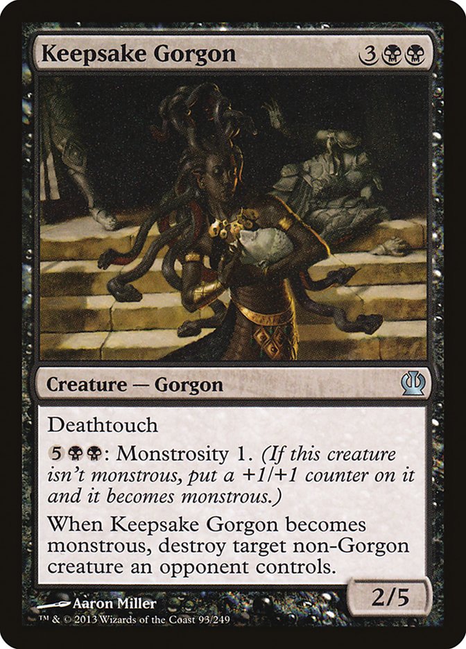 Keepsake Gorgon [Theros] | Card Citadel