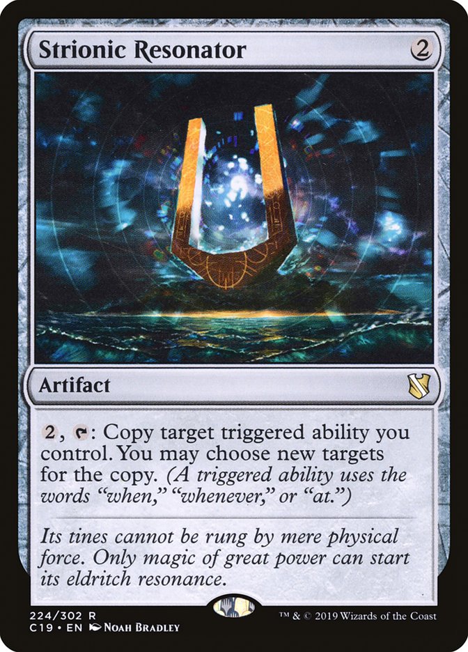 Strionic Resonator [Commander 2019] | Card Citadel
