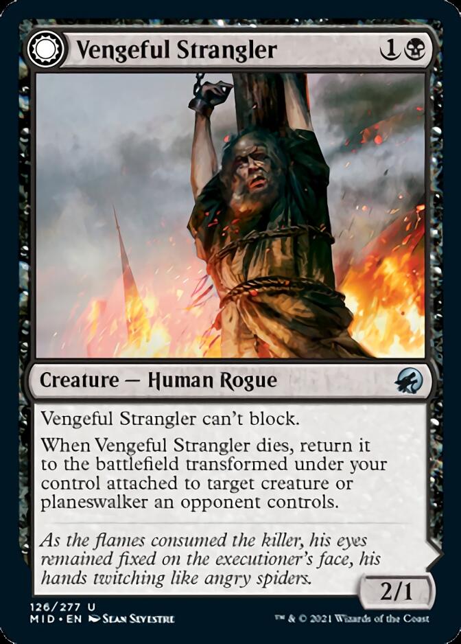 Vengeful Strangler // Strangling Grasp [Innistrad: Midnight Hunt] | Card Citadel