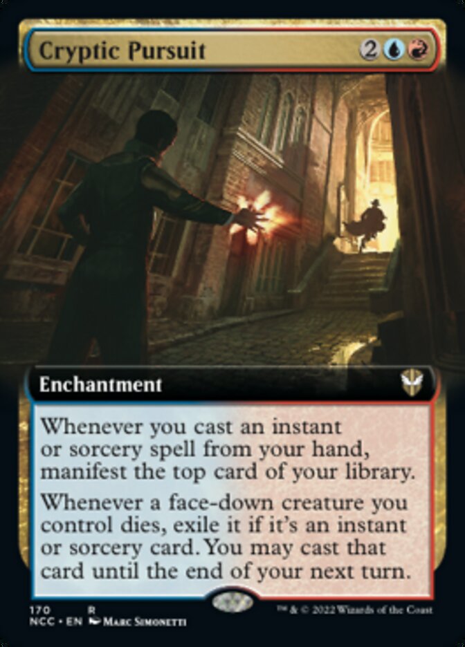 Cryptic Pursuit (Extended Art) [Streets of New Capenna Commander] | Card Citadel