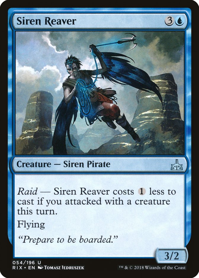 Siren Reaver [Rivals of Ixalan] | Card Citadel