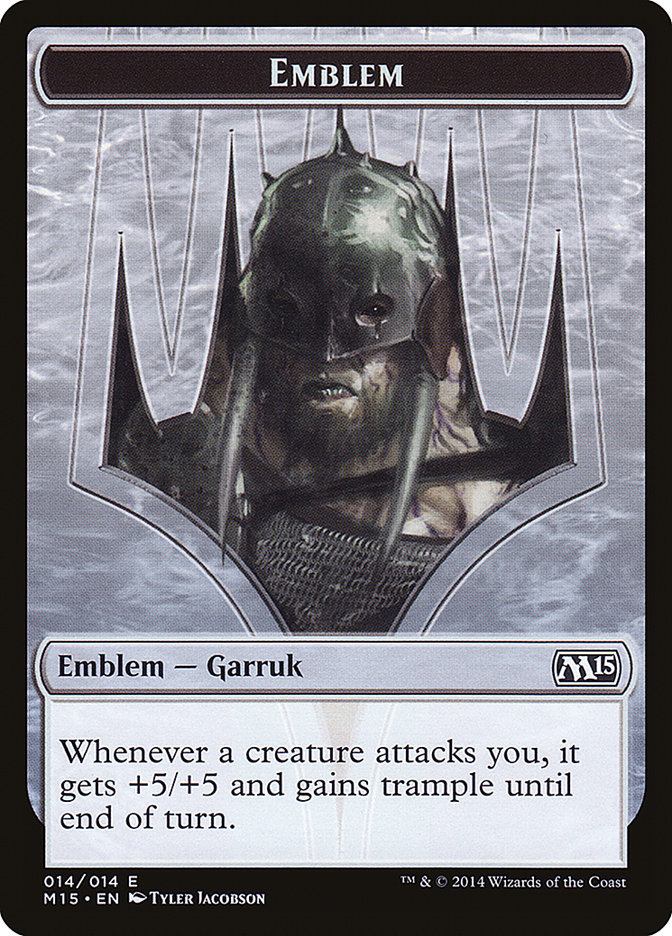Garruk, Apex Predator Emblem [Magic 2015 Tokens] | Card Citadel