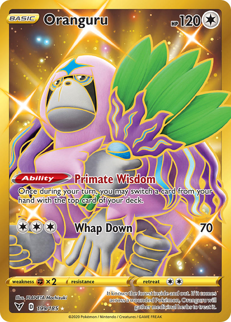 Oranguru (199/185) [Sword & Shield: Vivid Voltage] | Card Citadel