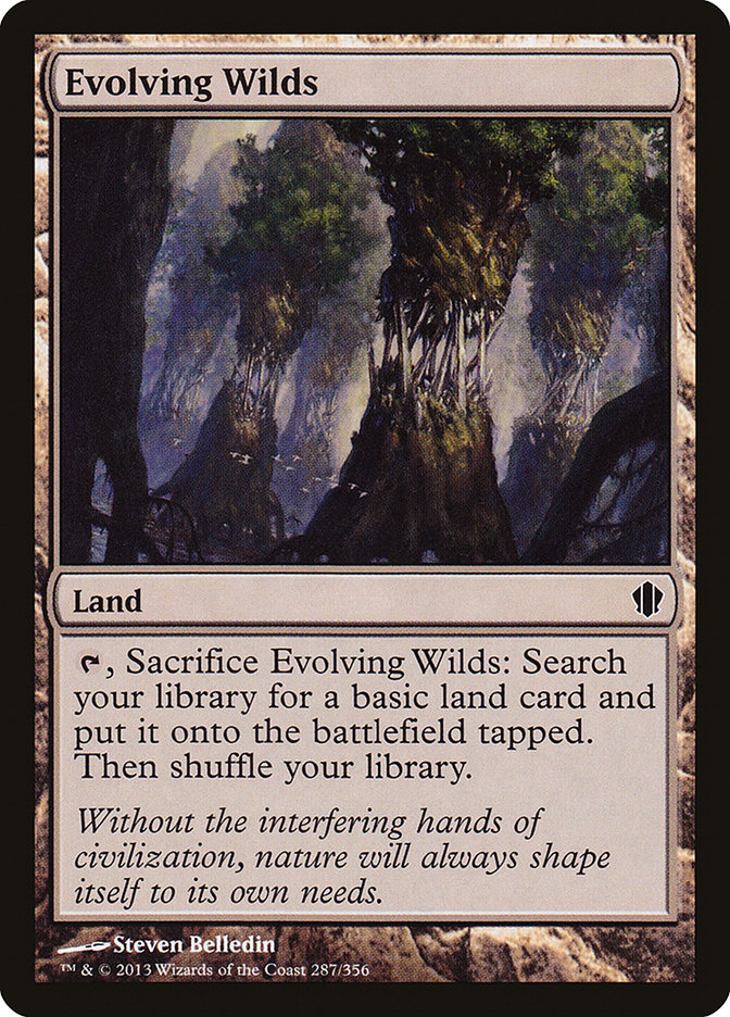 Evolving Wilds [Commander 2013] | Card Citadel