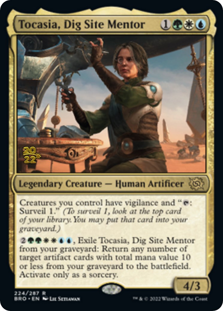 Tocasia, Dig Site Mentor [The Brothers' War: Prerelease Promos] | Card Citadel